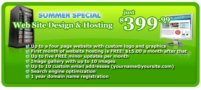 Spokane web design special